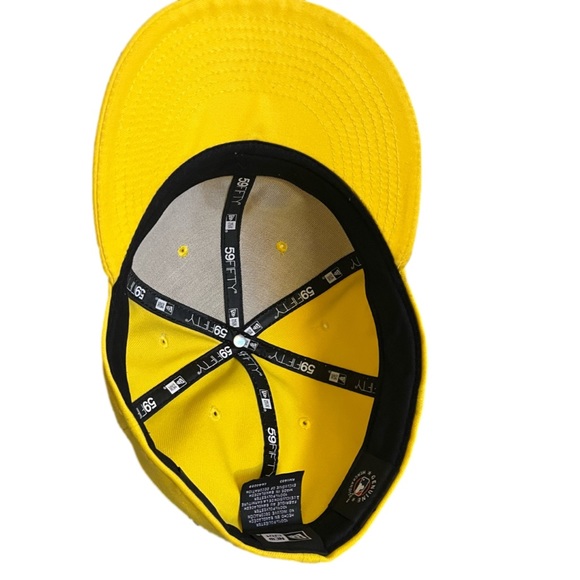 Oakland A’s New Era Solid Yellow/“Gold” MLB 59FIFTY Fitted Hat - Picture 4 of 9